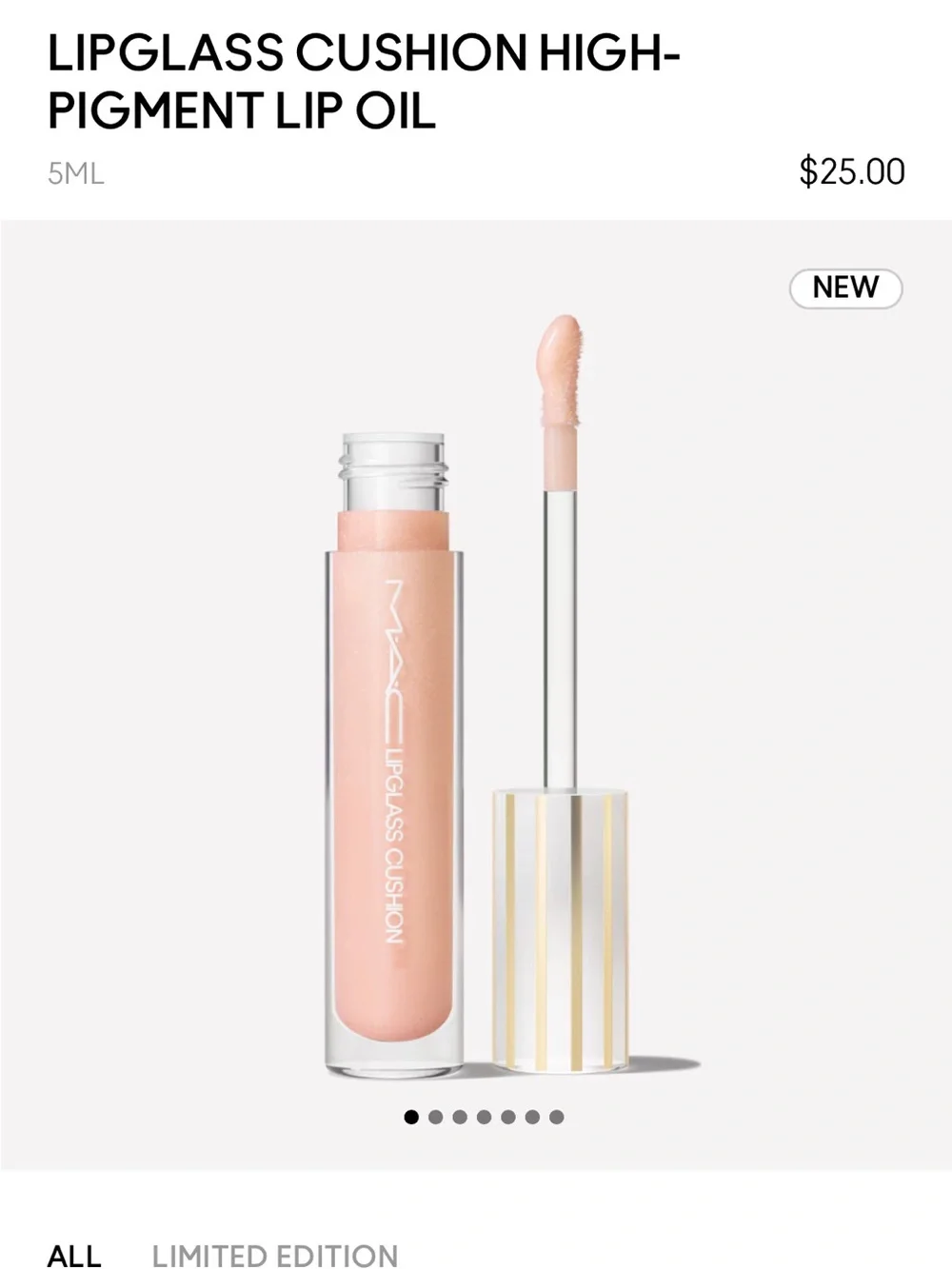 Mac high pigment lip oil